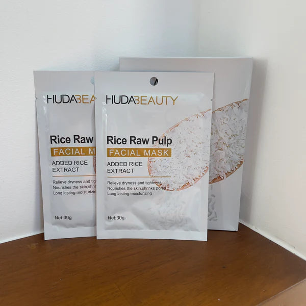 Huda Beauty Rice Raw Pulp Facial Mask