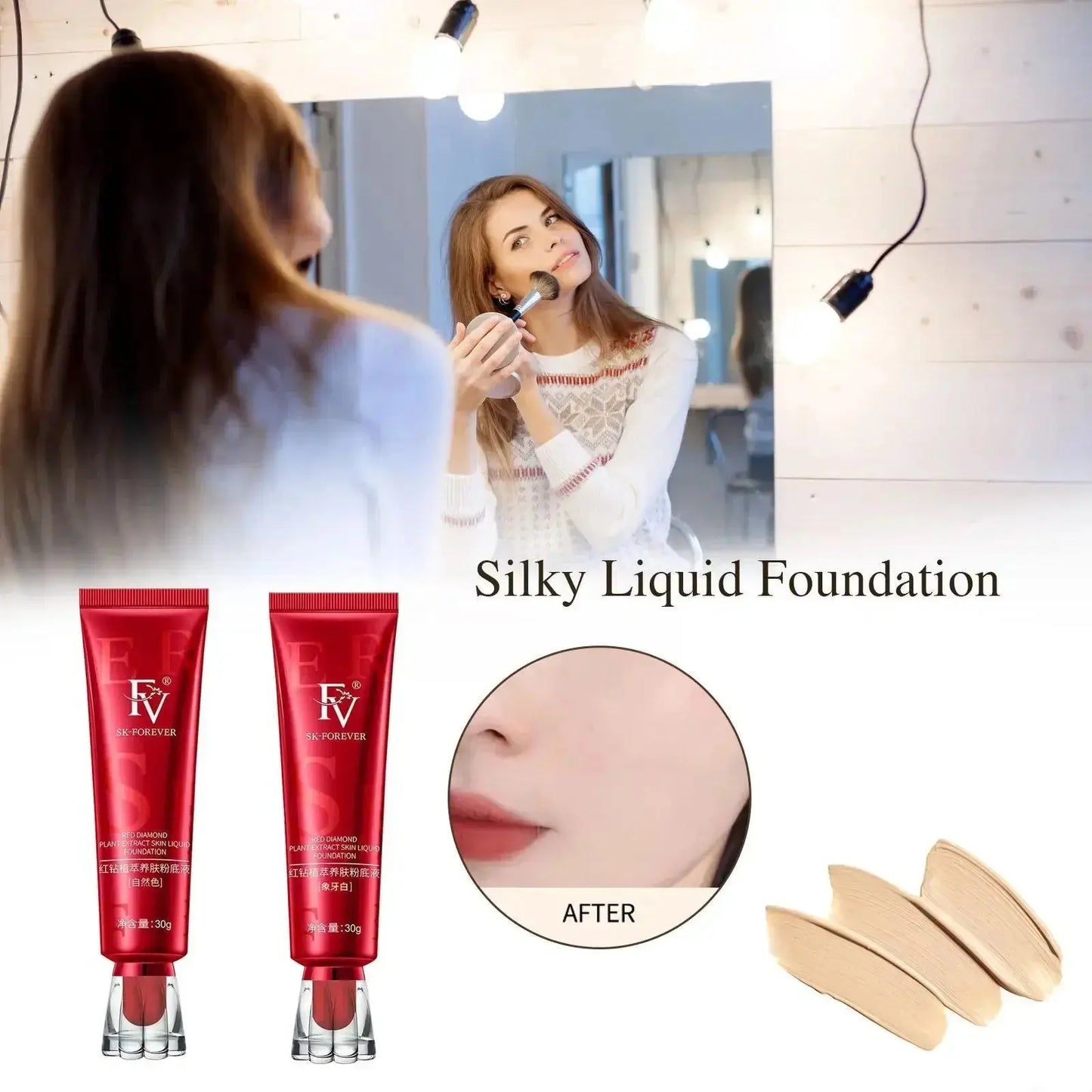 FV Waterproof Liquid Foundation – Matte Finish