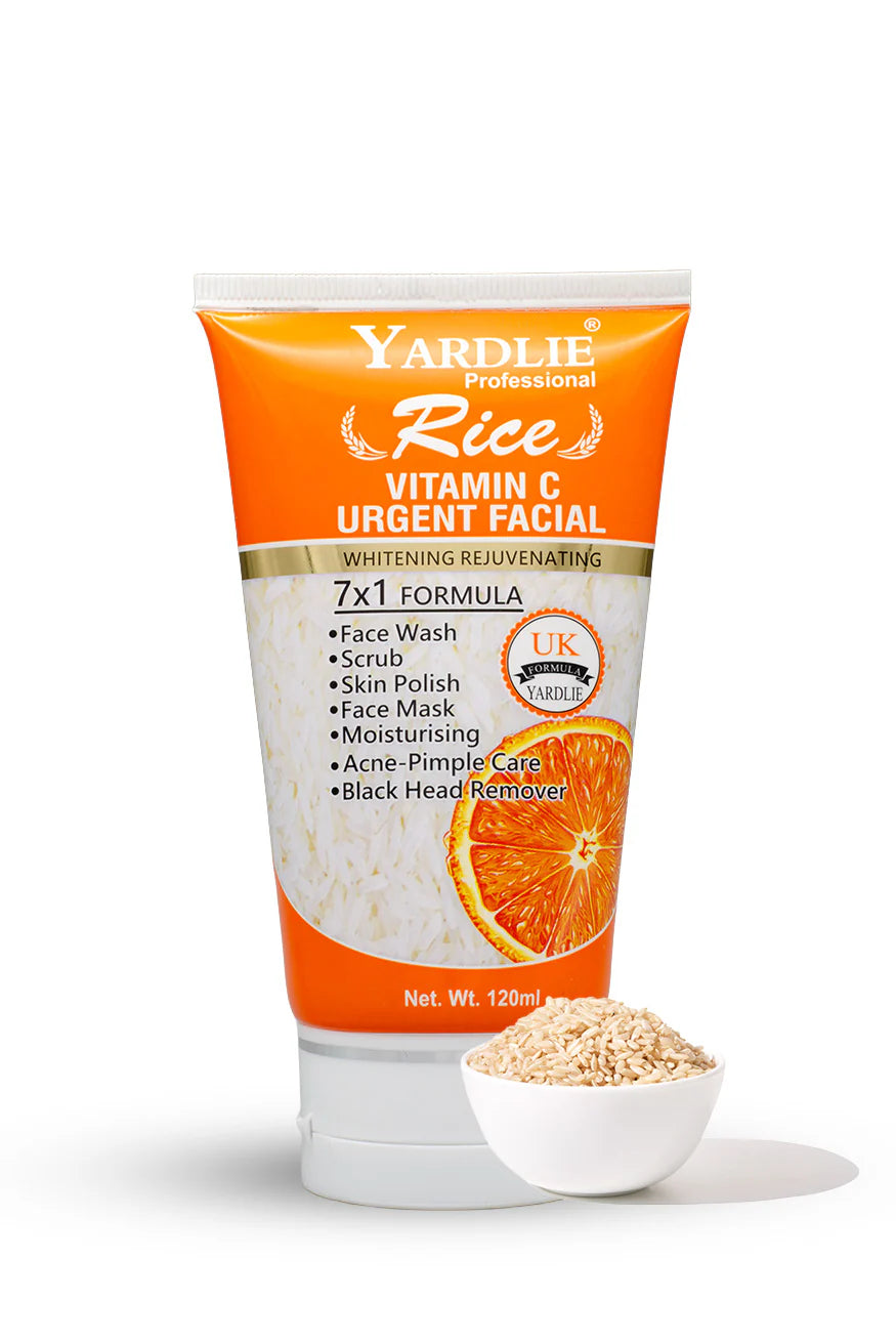 Yardlie Rice Vitamin C Urgent Facial 7 in 1 Glow Formula 120ml