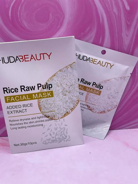 Huda Beauty Rice Raw Pulp Facial Mask