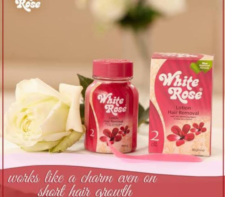 white rose hair removal cream