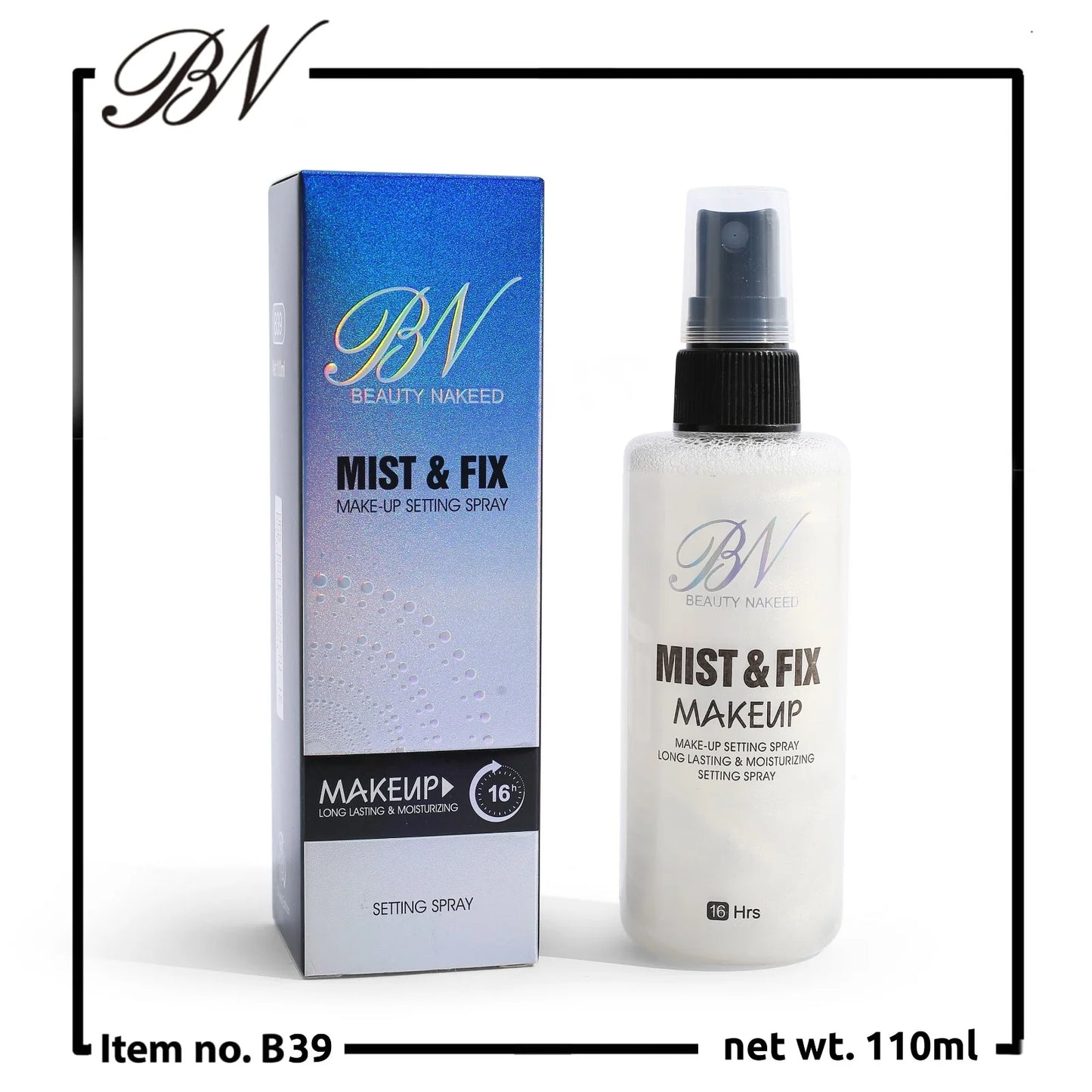 BN Beauty Naked Mist & Fix Makeup Setting Spray